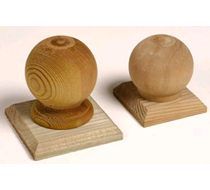 3" Ball & Plinth (For 75mm x 75mm Post)